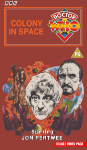 Michael's VHS cover for Colony in Space, art by Chris Achilleos