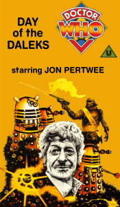 Michael's VHS cover for Day of the Daleks, art by Chris Achilleos