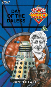 Michael's VHS cover for Day of the Daleks, art by Alister Pearson, Chris Achilleos & Andrew Skilleter