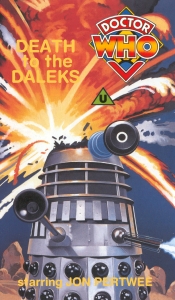Michael's VHS cover for Death To The Daleks, art by Roy Knipe