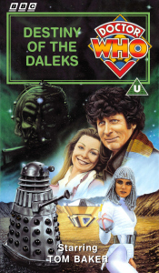 Michael's VHS cover for Destiny of the Daleks, art by Colin Howard
