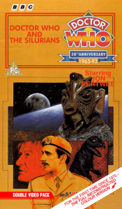 Michael's VHS cover for Doctor Who and the Silurians, art by Alister Pearson