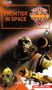 Michael's VHS cover for Frontier in Space, art by Chris Achilleos