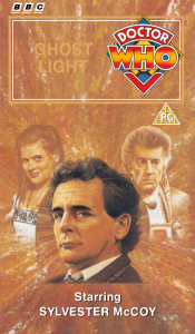 Michael's VHS cover for Ghost Light, art by Alister Pearson
