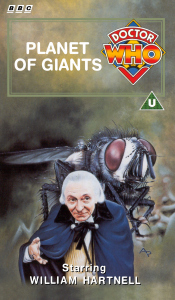 Michael's VHS cover for Planet of Giants, art by Alister Pearson