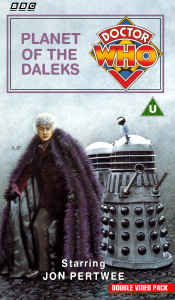 Michael's VHS cover for Planet of the Daleks, art by Alister Pearson