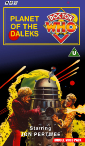 Michael's VHS cover for Planet of the Daleks, art by Chris Achilleos