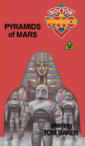 Michael's VHS cover for Pyramids of Mars, art by Andrew Skilleter