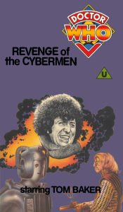 Michael's VHS cover for Revenge of the Cybermen, art by Alister Pearson