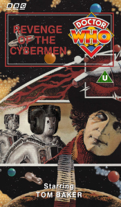 Michael's VHS cover for Revenge of the Cybermen, original art by Paul Vyse