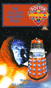 Michael's alternative VHS cover for The Daleks' Master Plan, art by Alister Pearson