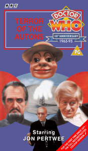 Michael's VHS cover for Terror of the Autons, art by Alister Pearson