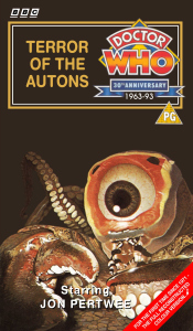 Michael's VHS cover for Terror of the Autons, art by Alun Hood