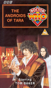 Michael's VHS cover for The Androids of Tara, art by Andrew Skilleter