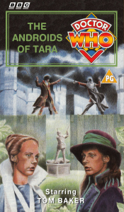 Michael's VHS cover for The Androids of Tara, art by Alistair Hughes