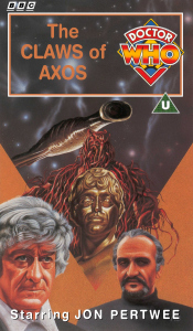 Michael's VHS cover for The Claws of Axos, art by Andrew Skilleter