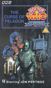 Michael's VHS cover for The Curse of Peladon, art by Alister Pearson