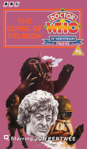 Michael's VHS cover for The Curse of Peladon, art by Chris Achilleos