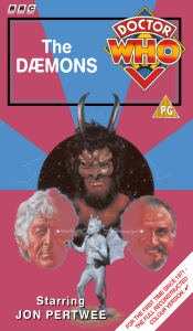 Michael's VHS cover for The Daemons, art by Alister Pearson