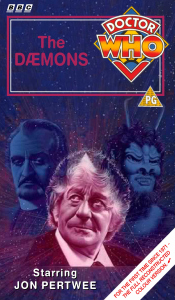 Michael's VHS cover for The Daemons, art by Alister Pearson