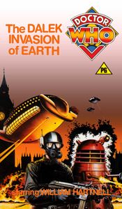 Michael's VHS cover for The Dalek Invasion of Earth, art by Chris Achilleos