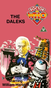Michael's VHS cover for The Daleks, art by Chris Achilleos