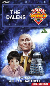 Michael's VHS cover for The Daleks, art by Colin Howard