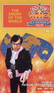 Michael's VHS cover for The Enemy of the World, art by Alister Pearson