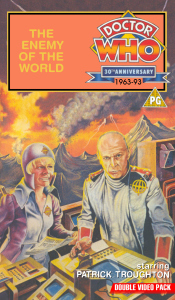 Michael's VHS cover for The Enemy of the World, art by Bill Donohoe