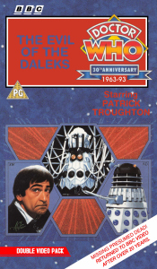 Michael's VHS cover for The Evil of the Daleks, art by Alister Pearson