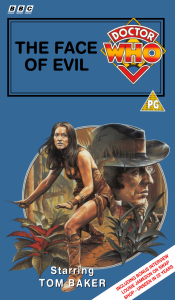 Michael's VHS cover for The Face of Evil, art by Jeff Cummins