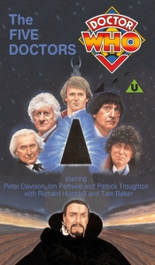 Michael's VHS cover for The Five Doctors, art by Andrew Skilleter