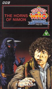 Michael's VHS cover for The Horns of Nimon, art by Steve Kyte