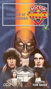 Michael's VHS cover for The Masque of Mandragora, art by Alister Pearson