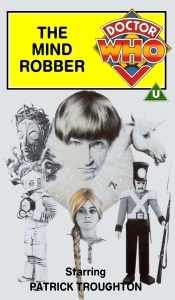 Michael's VHS cover for The Mind Robber, art by Alister Pearson