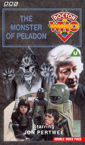 Michael's VHS cover for The Monster of Peladon, art by Alister Pearson