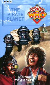 Michael's VHS cover for The Pirate Planet, art by Daryl Joyce