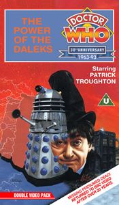Michael's VHS cover for The Power of the Daleks, art by Alister Pearson