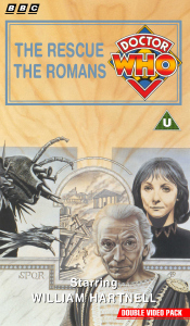 Michael's cover for The Rescue and The Romans doublepack, art by Andrew Skilleter