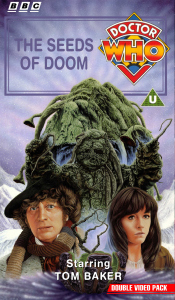 Michael's VHS cover for The Seeds of Doom, art by Colin Howard
