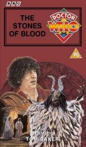 Michael's VHS cover for The Stones of Blood, art by Andrew Skilleter