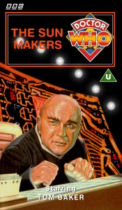 Michael's VHS cover for The Sun Makers, art by Andrew Skilleter