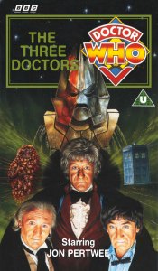 Michael's VHS cover for The Three Doctors, art by Colin Howard