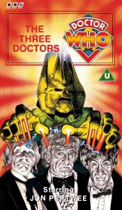 Michael's VHS cover for The Three Doctors, art by Chris Achilleos