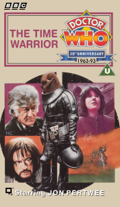 Michael's VHS cover for The Time Warrior, art by Alister Pearson