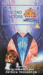 Michael's VHS cover for The Two Doctors, art by Andrew Skilleter