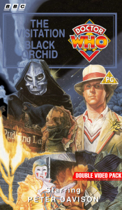 Michael's VHS cover for The Visitation & Black Orchid, art by Alister Pearson
