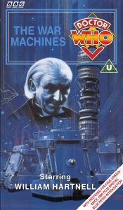 Michael's VHS cover for The War Machines, art by Alister Pearson