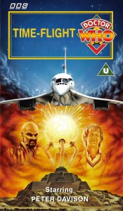 Michael's VHS cover for Time-Flight, art by Colin Howard