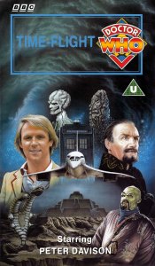Michael's VHS cover for Time-Flight, art by Colin Howard